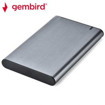 GEMBIRD USB 3.1 2,5′ ENCLOSURE TYPE-C PORT GREY
