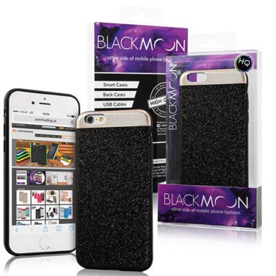 <p> BLACKMOON BACK CASE GLOSSY IPHONE 7 PLUS/8 PLUS BLACK</p>