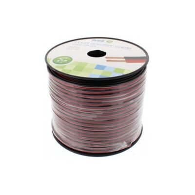 Καλώδιο Ηχείου Well 100m 2×1.50mm2 CCA Μαύρο/κόκκινο LSP-CCA1.50BR-100-WL