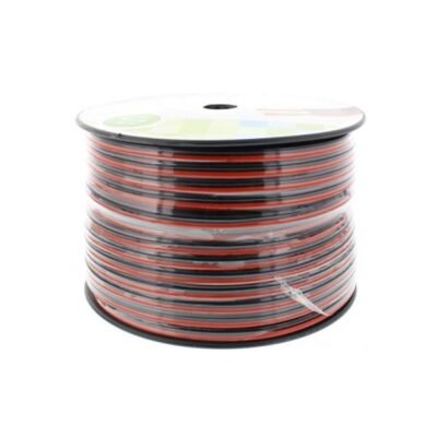 Καλώδιο Ηχείου Well 100m 2×4.00mm2 CCA Μαύρο/κόκκινο LSP-CCA4.00BR-100-WL