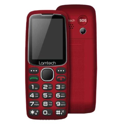 LAMTECH MOBILE PHONE 2.4′ GR DUAL SIM TINY L II RED