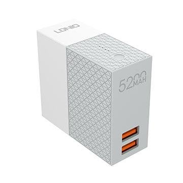 LDNIO PA606 ΦΟΡΤΙΣΤΗΣ ΤΟΙΧΟΥ ΚΑΙ POWERBANK 5200 mAh 2in1