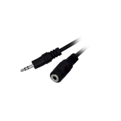5M Stereo 3.5MM Plug To Jack Mf Nickle Flat
