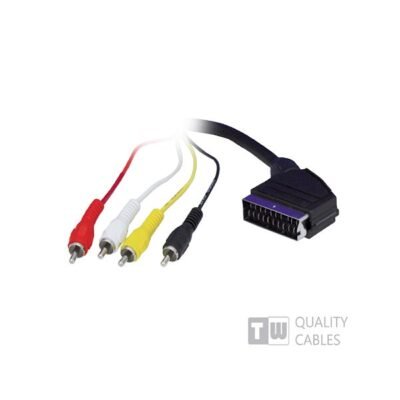 SCART to 4RCA 1.5m – Ccs