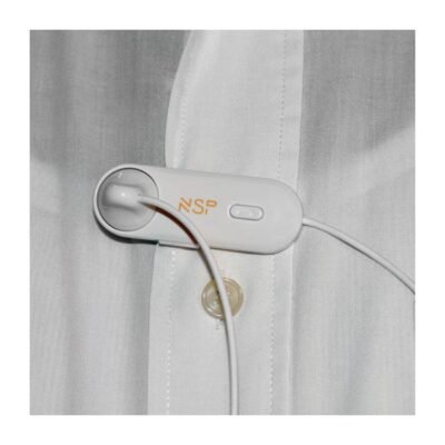 Ακουστικό Bluetooth V4.2 με μικρόφωνο και Magnet Clip (2 Devices) Λευκό NSP BN118