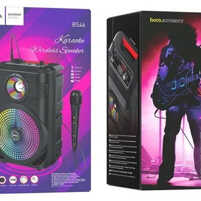 HOCO BS46 MATURE ΗΧΕΙΟ BLUETOOTH, ΜΑΥΡΟ