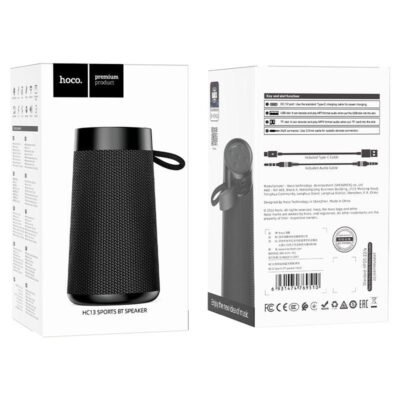 HOCO HC13 ΗΧΕΙΟ BLUETOOTH SPORTS, ΜΑΥΡΟ