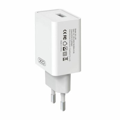 XO L93 NB103 ΦΟΡΤΙΣΤΗΣ 2.4A ΣΕ TYPE C 1 ΘΥΡΑ, ΛΕΥΚΟΣ