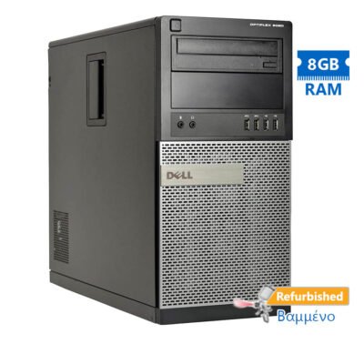 Dell 9020 Tower i5-4590/8GB DDR3/1TB/DVD/8P Grade A+ Refurbished PC