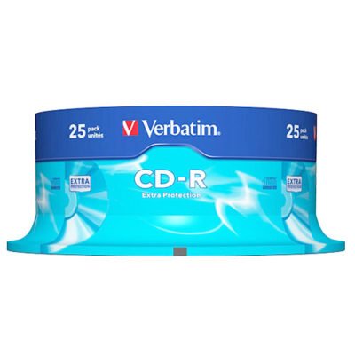 VERBATIM CD-R 25 TUB 52X80 MIN