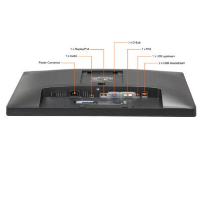 Used Monitor P2213x LED/Dell/22”/1680×1050/Wide/No Stand/Black/D-SUB & DVI-D & DP & USB Hub