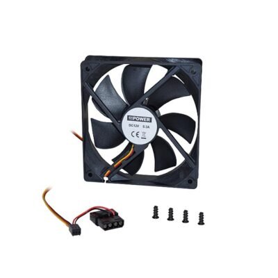 Fan/Cooler 12“For Computer Case Black