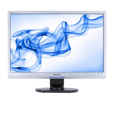Used Monitor 220SW TFT/Philips/22”/1680×1050/Silver/Black/w/Speakers/D-SUB & DVI-D