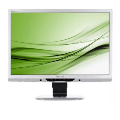 Used Monitor 225B2 TFT/Philips/22″/1680×1050/Wide/Silver/Black/w/Speakers/D-SUB & DVI-D & USB HUB