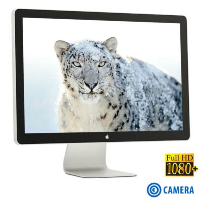 Used Monitor Cinema Display TFT/Apple/24″/1920×1200/Silver/Black/Camera/Mini DisplayPort