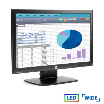 Used Monitor ProDisplay P202 LED/HP/20″/1600×900/Wide/Black/D-SUB & DP