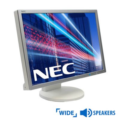 Used Monitor EA221Wx TFT/NEC/22″/1680×1050/Wide/White/Grade B/w/Speakers/D-SUB & DVI-D & USB HUB