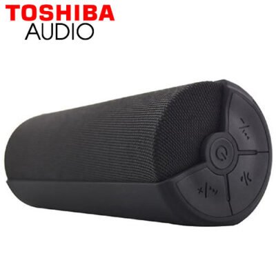 TOSHIBA AUDIO PORTABLE FABRIC BLUETOOTH SPEAKER BLACK REFURBISHED