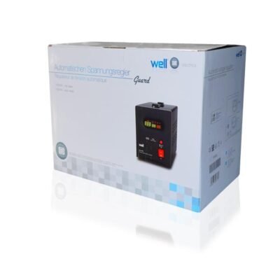 AVR-1500VA WELL ΨΗΦΙΑΚΟ με USB έξοδο GUARD LCD Display Black AVR-REL-GUARD1500-WL