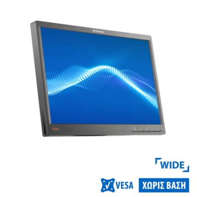 Used (A-) Monitor L1940Px TFT/Lenovo/19″/1440×900/Wide/No Stand/Black/Grade A-/D-SUB & DVI-D