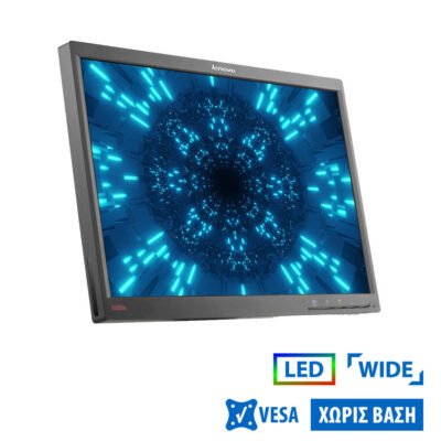 Used Monitor LT2252P LED/Lenovo/22″/1680×1050/Wide/Black/Grade B/No Stand/DP & D-SUB & DVI-D