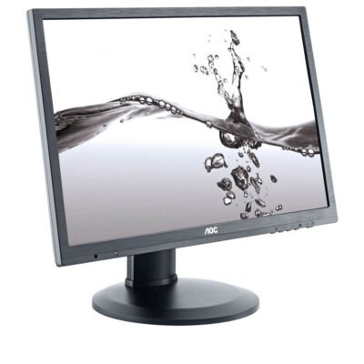 Used (A-) Monitor P2460Pxq PLS LED/AOC/24″FHD/1920×1200/Wide/Black/w/Speakers/Grade A-/D-SUB & DVI-D