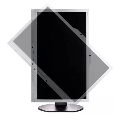 Used Monitor 241P6Q LED/Philips/24”FHD/w/Camera/w/Speakers/1920×1080/Wide/Silver/Black/D-SUB & DVI-D