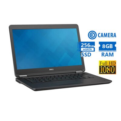 Dell Latitude E7450 i5-5300U/14”FHD/8GB DDR3/256GB mSATA SSD/No ODD/Camera/Grade A Refurbished Lapto