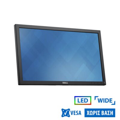 Used Monitor E1916Hxx LED/Dell/19″/1366×768/Wide/No Stand/Black/D-SUB & DP