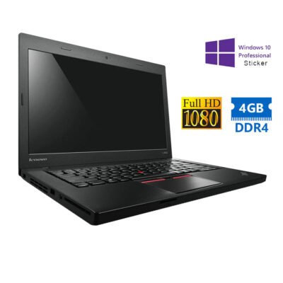 Lenovo (A-) ThinkPad L470 Celeron 3955U/14″FHD/4GB DDR4/500GB/No ODD/10P Grade A- Refurbished Laptop
