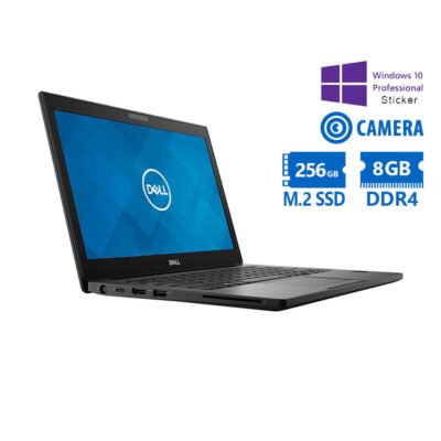 Dell Latitude 7290 i5-7300U/12.5″/8GB DDR4/256GB M.2 SSD/No ODD/Camera/10P Grade A Refurbished Lapto