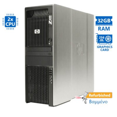 HP Z600 Tower Xeon 2x X5650(6-Cores)/32GB DDR3/500GB/Nvidia 256MB/DVD/7P Grade A Workstation Refurbi