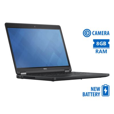 Dell Latitude E5450 i5-5300U/14”/8GB DDR3/500GB/No ODD/Camera/New Battery/Grade A Refurbished Laptop