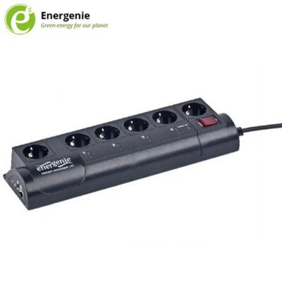 ENERGENIE PROGRAMMABLE SURGE PROTECTOR WITH LAN INTERFACE 4 SOCKETS