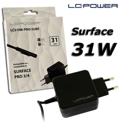 LC-POWER NOTEBOOK ADAPTER 31W MAGNETIC CATCH FOR SURFACE BOOK 3&4