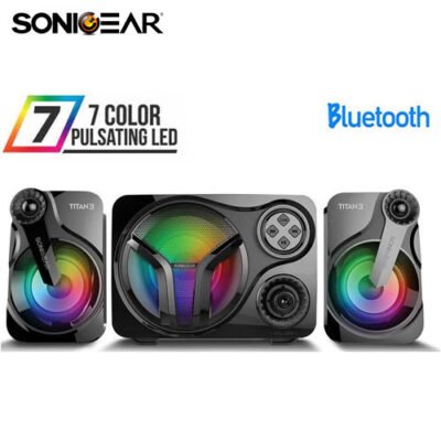SONIC GEAR STEREO BLUETOOTH 2.1 SPEAKER SYSTEM TITAN 3