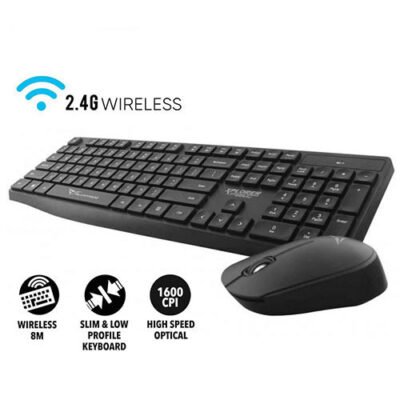 ALCATROZ WIRELESS KEYBORD & MOUSE XPLORER AIR 6600 BLACK